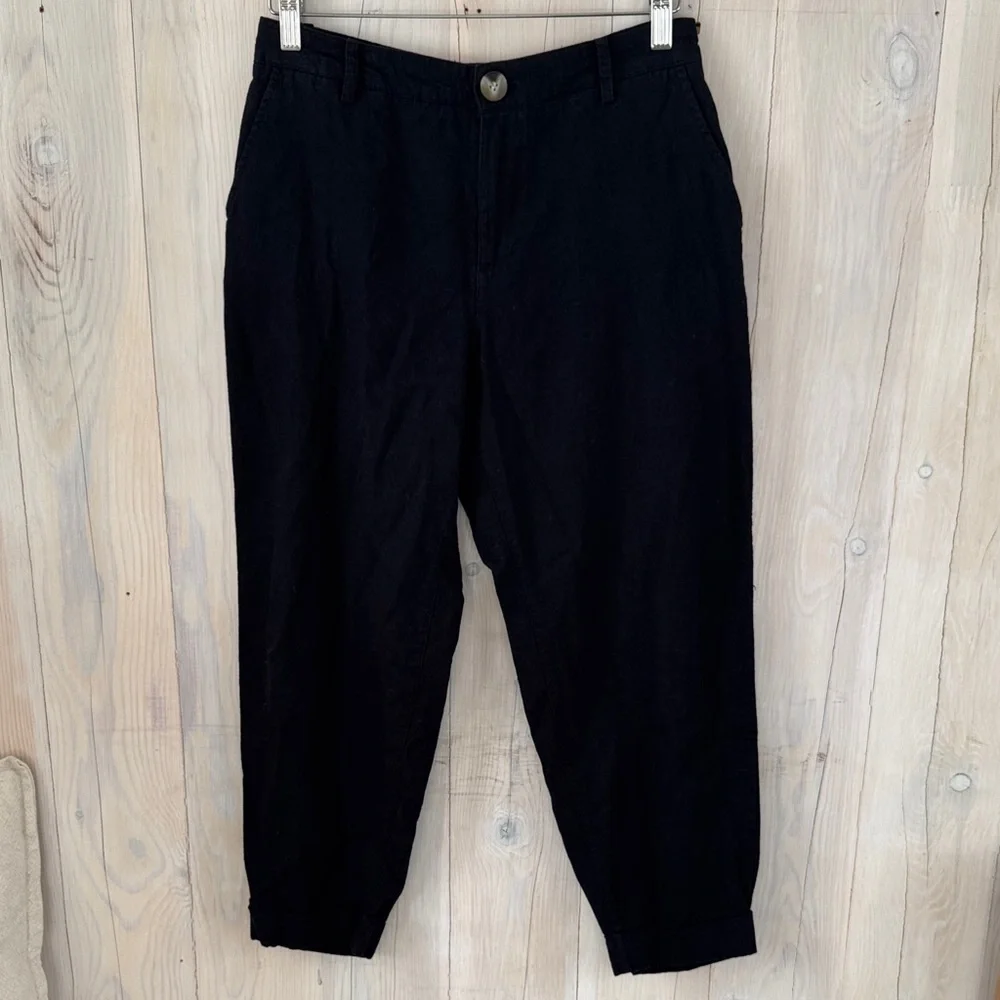 Zara Linen Blend Pants Size 2